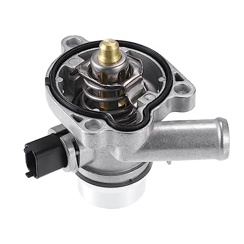 Image of X AUTOHAUX NO. 25200455/55579010 Aluminum Engine Coolant Thermostat Housing Water Inlet Assembly for Chevrolet Cruze Sonic for Buick Encore Integrated Thermostat Housing W/Gasket