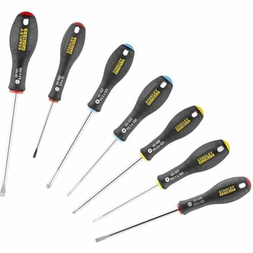 Image of STANLEY 0-65-438 FATMAX 7 Piece Screwdriver Set, Parallel/Phillips/Pozi