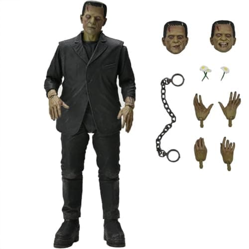 Image of Anjinguang Ultimate Frankenstein's Monster Figure Anime Action Figurine 18cm Movable Joints (with Accessories) Standing Pose Model PVC Statue Collectible Home Decor Gifts