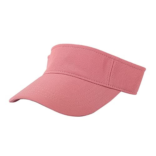 Image of AIDIER Sun Visor for Kids Sun Hat for Boys Girls Adjustable Sports Sun Cap for Golf Running Hiking Cycling Pink