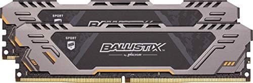 Image of Crucial Ballistix Sport AT BLS2K8G4D32AESTK 3200 MHz, DDR4, DRAM, Desktop Gaming Memory Kit, 16GB (8GBx2), CL16