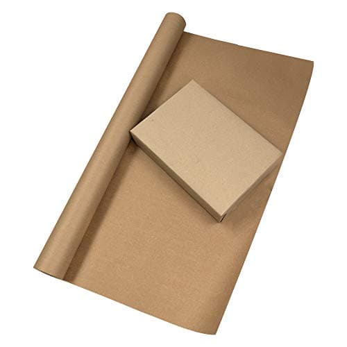 Image of 750mm x 25M Heavy Duty Brown Kraft Wrapping Paper Roll 90gsm – 25 METRES