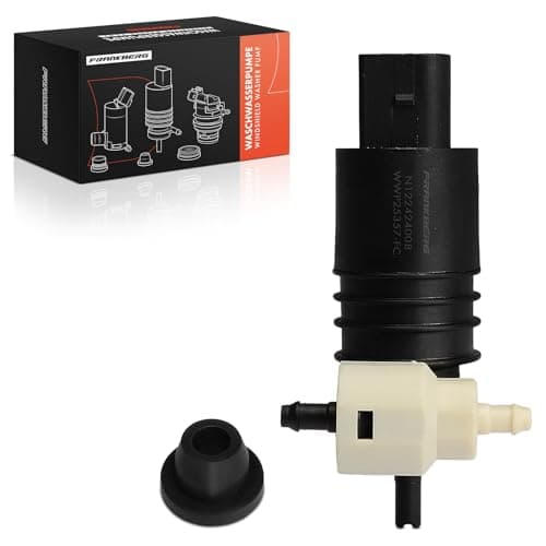 Image of Frankberg Windscreen Washer Pump Windshield 2-Pin Front Compatible with Golf VIII CD1 Polo 6C1 6R1 Corsa E X15 Replace# 13250357