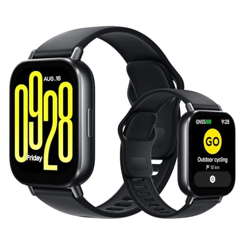 Image of Redmi Watch 5 Active Smartwatch, 2.0 Inch LCD Display, 18 Day Battery, 140+ Sports Modes, Heart Rate and SPO₂ Tracking, 5ATM Waterproof, Bluetooth Calls, Fitness Tracker, Sleep Monitor - Black, black
