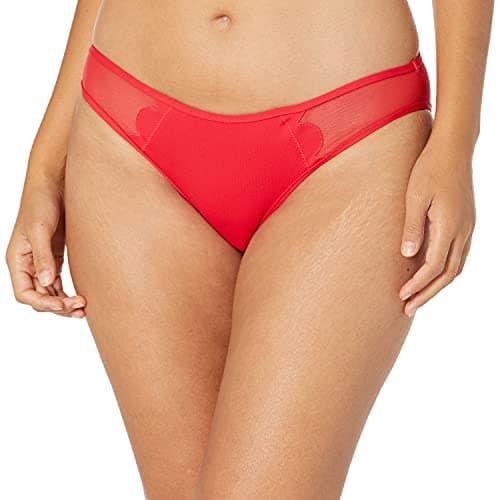 Image of Seafolly Women's Petal Edge Hipster Bikini Bottoms, Red (Chilli Chilli), 12