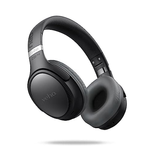 Image of Veho ZB-4 Wireless Headphones with Microphone | 5.3 Bluetooth | Over Ear style | 36H playtime | 44mm Drivers | USB-C Charging | VEP-465-NEB-A