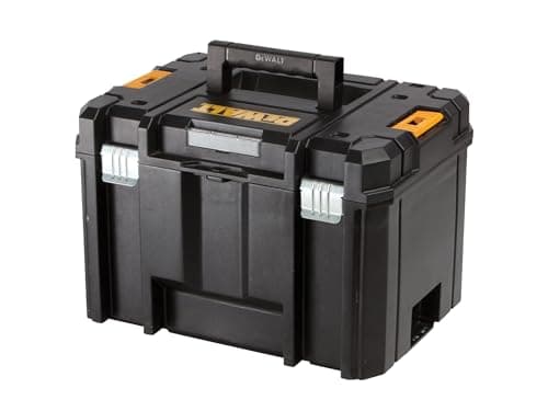 Image of DEWALT TSTAK Deep Toolbox – Spacious durable tool storage with no tote tray Ideal for larger tools and stackable with other TSTAK units for modular organization