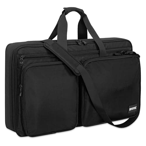 Image of OUUTMEE DJ Controller Carry Bag, DJ Controller Carry Case Compatible for Pioneer XDJ-RX3/RX2, DJ Protector Bag with Shoulder Straps, Fit for Pioneer XDJ RX Bag (XL-77.5 x 54.5 x 17.5CM)
