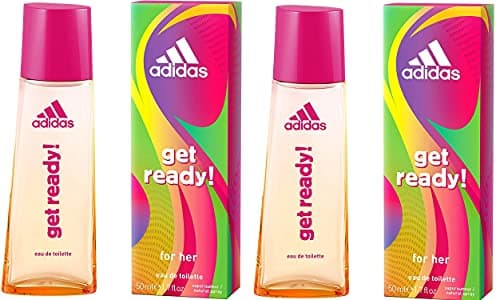 Image of Adidas Get Ready For Her EDT Ladies Womens Spray Fragrance 50 ml 2 Pack