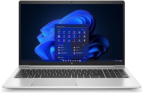 Image of HP Probook 450 G9 15.6" Full HD Laptop (Intel Core i5-1235U (12th Gen), 8 GB DDR4-SDRAM, 256 GB SSD, Wi-Fi 6E (802.11ax), Windows 11 Pro, Silver)