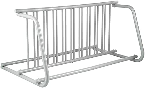 Image of VEVOR 10 Holders Floor Bike Rack, 1.5m Length All-Steel Grid Bike Rack, 10-Bike Capacity Dual-Side Storage Stand for Garages Streets Yards Bike Events