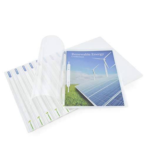 Image of Rapesco 1591 ECO Report File, A4, White, Pack of 10