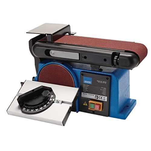 Image of Draper 98420 Belt and Disc Sander, 370W, 230V Blue and Black One Size