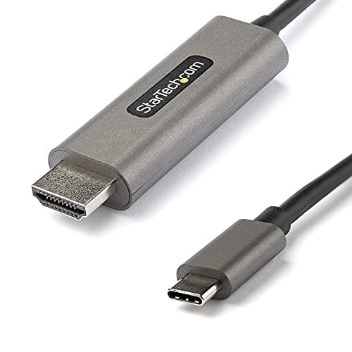 Image of StarTech.com 6ft (2m) USB C to HDMI Cable 4K 60Hz w/ HDR10 - Ultra HD USB Type-C to 4K HDMI 2.0b Video Adapter Cable - USB-C to HDMI HDR Monitor/Display Converter - DP 1.4 Alt Mode HBR3 (CDP2HDMM2MH)