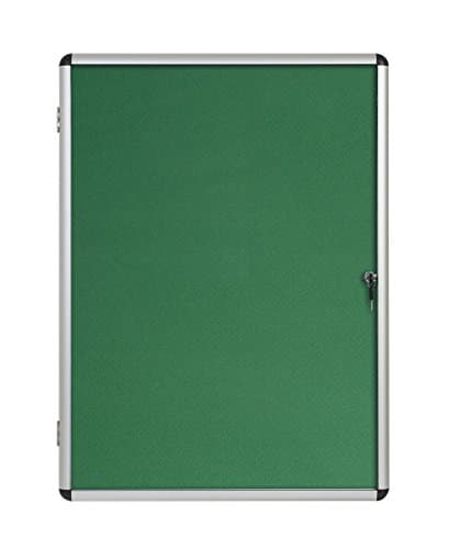 Image of Bi-Office Enclore - Felt Interior Display Cabinet