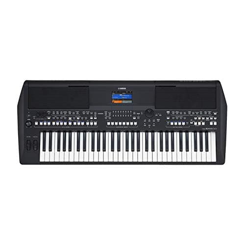 Image of Yamaha PSR-SX600 Digital Keyboard - a Powerful Digital Workstation Keyboard with 61 Touch-Sensitive Keys, 850 Authentic Instrument Voices and DJ Styles, in a Black Finish