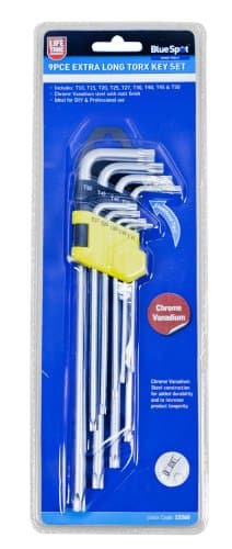 Image of Blue Spot 15360 9 Piece Extra Long Torx Key Set