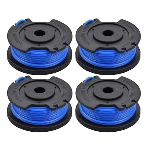 Image of 4Pcs Strimmer Spool Compatible with Ryobi,Grass Spool Trimmer Replacement String Line Wire Parts Accessories,Compatible with Ryobi One+ AC14RL3A,Olt1832 Rac124 for Ryobi 18V 24V 40V Garden Cutter Tool