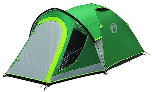 Image of Coleman Kobuk Valley 4 Plus BlackOut Bedroom Tent | 4 person dome-tent with special darkened bedroom| 4 man igloo-tent for festivals and camping | 100% Waterproof with HH 4.500mm & Sewn-in Groundsheet