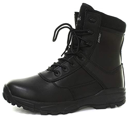 Image of Grafters AMBUSH Unisex Waterproof Leather Work Boots Black