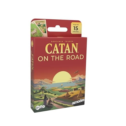 Image of CATAN - On The Road | Strategic Travel Family Card Game | Ages 10+ | 3-4 Players | 15 Minutes Playing Time