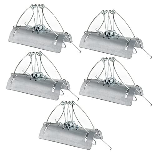 Image of RatKil Tunnel Mole Trap (Pack Of 5) Large Powerful Trap To Catch & Kill Moles | Protect Your Lawn & Garden | All Weather, Rust Free & Reusable Mole, Vole Rodent Solution