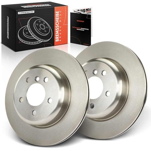 Image of Frankberg Brake Disc Set incl. 2x Discs Rear Vented Ø330mm Compatible with 5 Series Touring F11 5 Series F10 Replace# 34216898733,34216775287