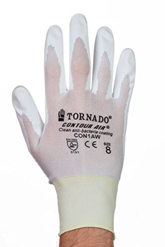 Image of Tornado Gloves Contour Air White 8