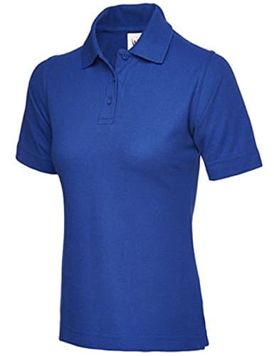 Image of Ladies Premium Pique Polo Shirt (UK 12, Royal Blue)
