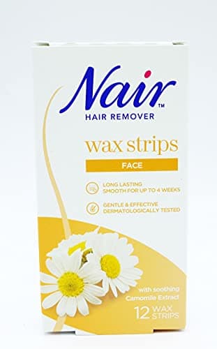 Image of Nair, Facial Wax Strips (Pack of 12)
