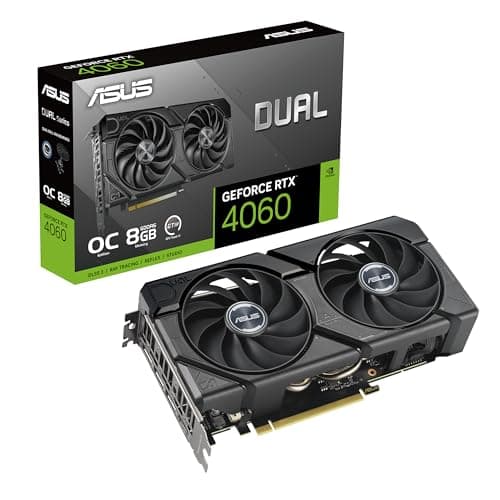 Image of ASUS GeForce RTX 4060 DUAL EVO 8G OC Gaming Graphics Card - 2535MHz Boost Clock, GDDR6X, PCIe Gen 4, DLSS 3, 3x DP v 1.4a, HDMI 2.1a (Supports 4K & 8K HDR)
