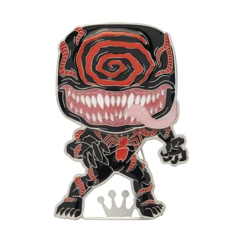 Image of Funko Pop! Large Enamel Pin MARVEL: Venom Corrupted - Venom - Marvel Comics Enamel Pins - Cute Collectable Novelty Brooch - for Backpacks & Bags - Gift Idea - Official Merchandise