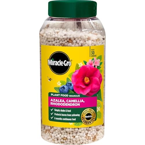 Image of Miracle Gro Premium Azalea, Camellia and Rhododendron Continuous Release Plant Food, White