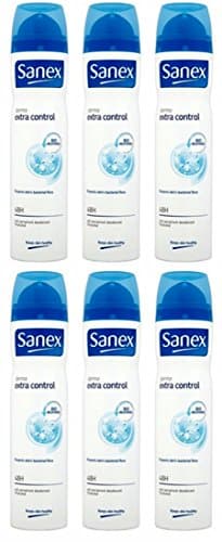 Image of 3 x Sanex Dermo Extra Control Women's Deodorant for Normal Skin 250 ml
