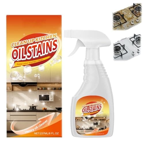 Image of Heavy Duty Degreaser,Kitchen Spray Cleaner,Multipurpose Oil Stain Remover,Kitchen Oil Stains Spray,Strong Cleaning Sp/ray,All-Purpose Cleaner Sp/ray,Strong Grill Clean/er,Multi-Surface Clean/er