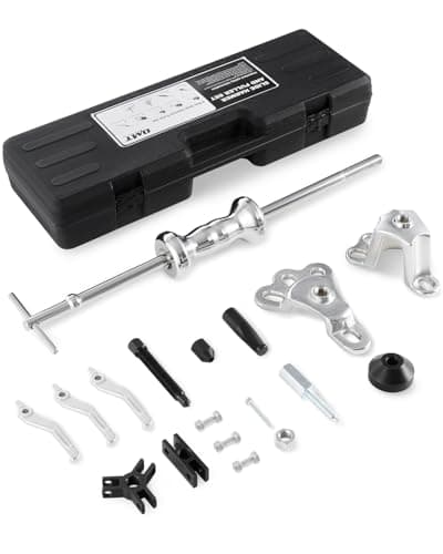Image of Orion Motor Tech 9-Way Slide Hammer Puller Set, Professional Internal and External Slide Hammer for Bearing Removal, Axle Shaft and Seal Puller Tool