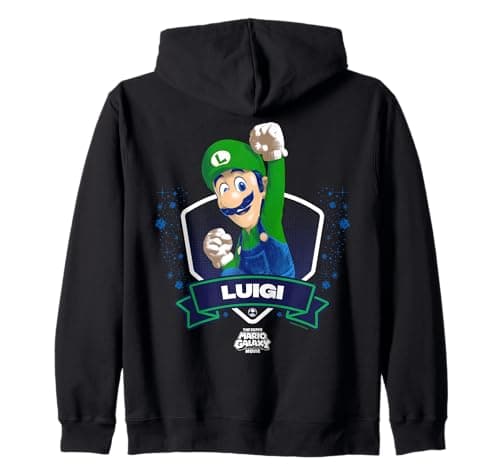 Image of The Super Mario Galaxy Movie Luigi Champion Zip Hoodie
