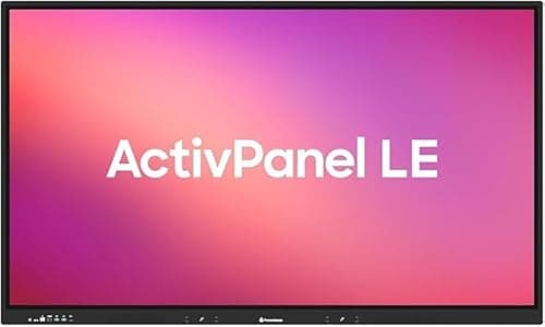 Image of Promethean ActivPanel LE 86" High Specification Digital Whiteboard, 4K UHD, Interactive Display, Android OS, EDLA Certified, 3 Year Onsite Support