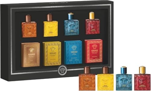 Image of Versace Mens Miniature Collection Set 4 x 5ml