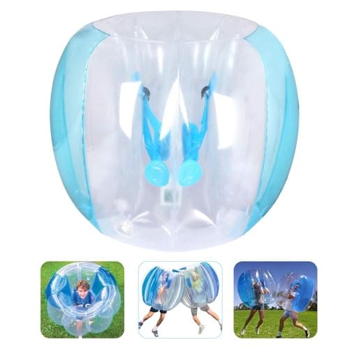 Image of Wodesid Inflatable Bumper Football Balls for Adults, Bumper Ball, Giant Human Hamster Body, Zorb Ball for Schools, Leisure Centres, Parks, Outdoor Team Games (1.2m)