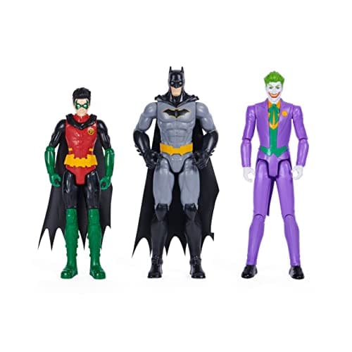 Image of Kinetic Sand DC Comics Batman Rebirth Robin and Joker Figure Set 30 cm with Fabric Cape
