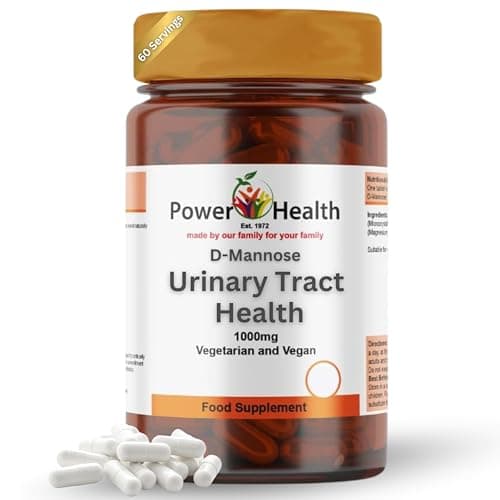 Image of Power Health - 1000mg D-Mannose | 60 x 1000mg Tablets | D Mannose Tablets Daily Food Supplement | High Potency | Easy to Take