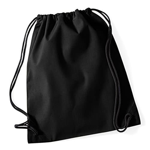 Image of Westford Mill Cotton Gymsac - Black/Black