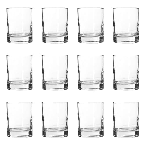 Image of LAV 12x Clear 65ml Liberty Shot Glasses - Small Vodka Tequila Jelly Cocktail Mini Dessert Party Drinking Glass Cups Set