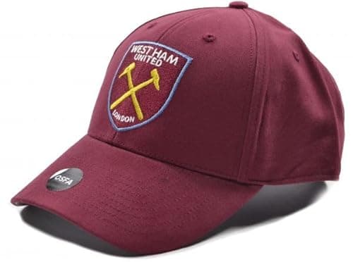 Image of West Ham United English Premier League Baseball Cap Claret - Authentic EPL, Sky, One size