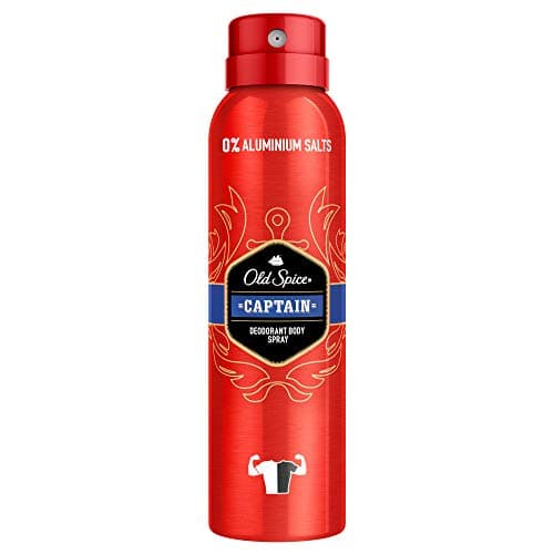 Image of Old Spice Captain Deodorant Body Spray 150 ml Deodorant Spray Without Aluminium for Men Men Deodorant with Long-Lasting Fragrance