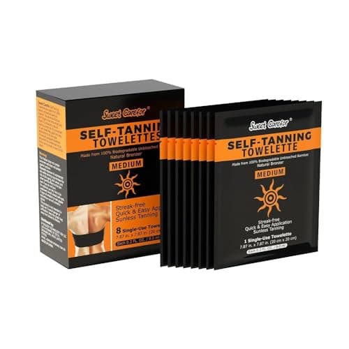 Image of Claryon SunGlow Self-Tanning Towelettes – 8 Individually Wrapped Wipes – Streak-Free, Natural-Looking Tan in 2–4 Hours 16 Individually wrapped wipes per box Face & Body Sunless Tanning