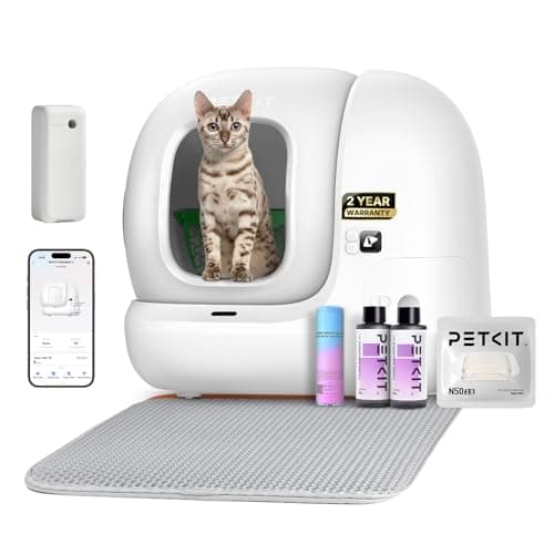 Image of PETKIT PURA MAX 2 Self Cleaning Cat Litter Tray, App Control Automatic Cat Litter Tray for Multi-Cats, Extra-Large, Advanced Odour Control, Smart Robot Litter Box with Mat and Liners
