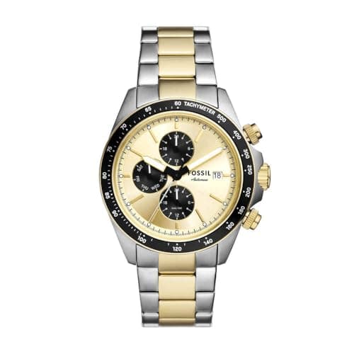 Image of Fossil Autocross Watch for Men, Quartz Multifunction Movement with Stainless Steel or Leather Strap