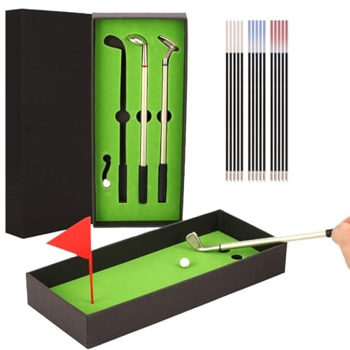 Image of ACLUYSKA Golf gifts for men&Mini Desktop Games Golf Pen Set,Secret Santa Gifts for Men Him Husband, Funny Mens Gifts for Christmas Birthday Fathers Day